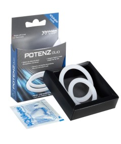 POTENZ DUO ANILLOS PARA PENE BLANCO - M