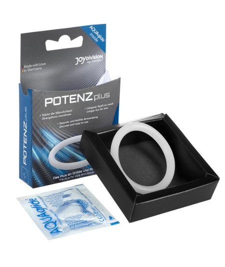 POTENZ PLUS ANILLO PARA PENE BLANCO - M