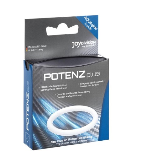 POTENZ PLUS ANILLO PARA PENE BLANCO - M