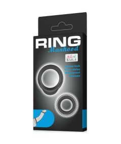 KIT 2 ANILLOS SILICONA RING MANHOOD