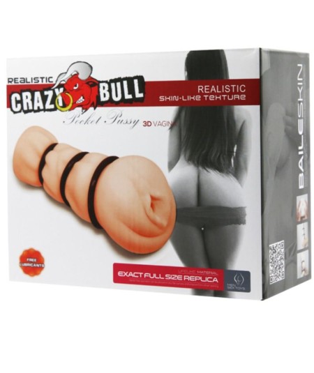 CRAZY BULL VAGINA MASTURBADOR CON ANILLOS