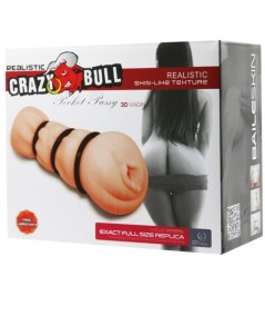 CRAZY BULL VAGINA MASTURBADOR CON ANILLOS