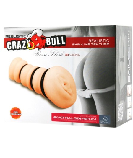 CRAZY BULL - MASTURBADOR CON ANILLOS - MODELO VAGINA 2