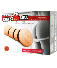 CRAZY BULL - MASTURBADOR CON ANILLOS - MODELO VAGINA 2