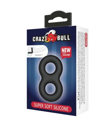 CRAZY BULL - ANILLO DOBLE SILICONA MEDICA