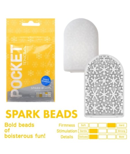 TENGA SPARK BEARDS MASTURBADOR POCKET