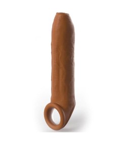 PIPEDREAMS SLEEVE UNCUT 17,78 CM W STRAP CARAMEL