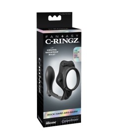 FANTASY C-RINGZ ROCK HARD ANILLO POTENCIADOR CON PLUG ANAL