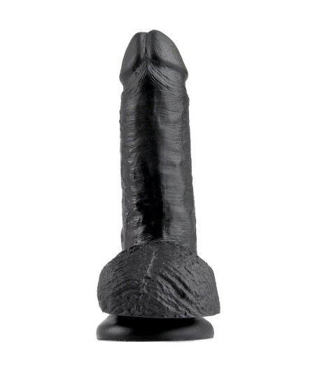 KING COCK 7" PENE REALISTICO NEGRO 17.8CM