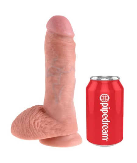 KING COCK 8" PENE REALISTICO NATURAL 20.3CM