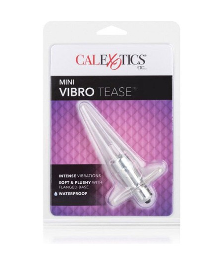 CALEX PLUG  MINI VIBRO TEASE VIBRADOR TRANSPARENTE