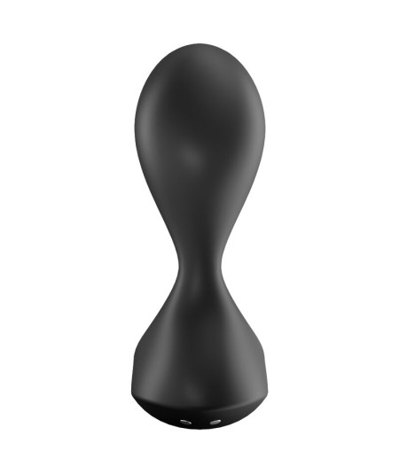 SATISFYER SWEET SEAL PLUG VIBRADOR APP - NEGRO