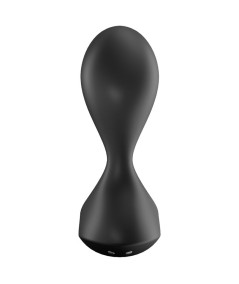 SATISFYER SWEET SEAL PLUG VIBRADOR APP - NEGRO