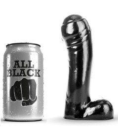 ALL BLACK - DILDO NEGRO 15 CM