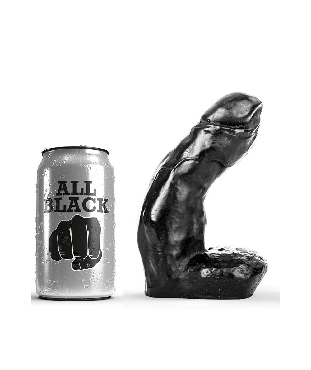 ALL BLACK - DILDO REALISTICO 15 CM