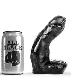 ALL BLACK - DILDO REALISTICO 15 CM