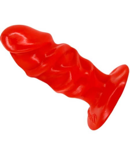 BAILE PLUG ANAL UNISEX CON VENTOSA ROJO