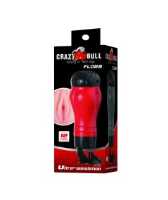 BAILE CRAZYFLORA VAGINA CON BASE MASTURBADOR