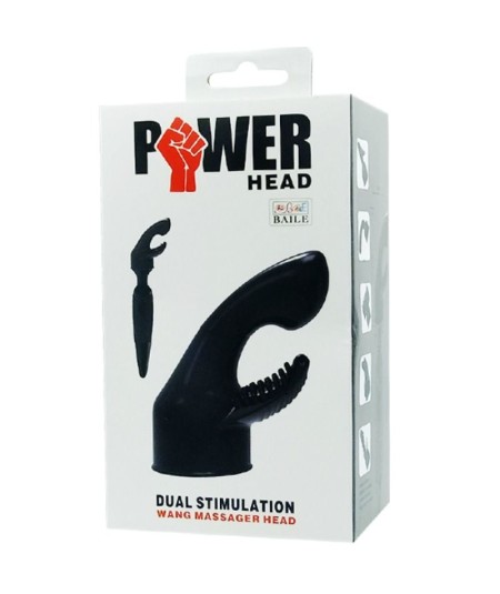 POWER HEAD CABEZAL INTERCAMBIALE PARA MASAJEADOR - ESTIMULACION PUNTO G Y CLITORIS