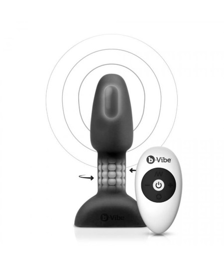 B-VIBE RIMMING CONTROL REMOTO ANAL PLUG  PETITE  NEGRO