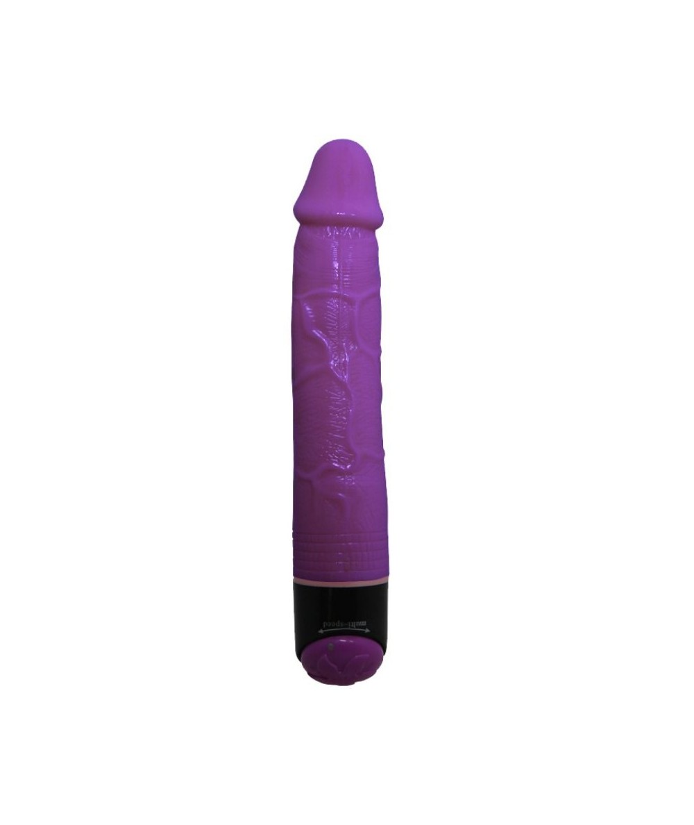 COLORFUL SEX VIBRADOR REALISTICO LILA 23 CM