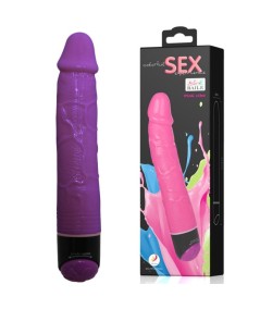 COLORFUL SEX VIBRADOR REALISTICO LILA 23 CM