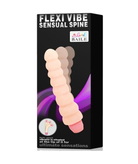 FLEXI VIBE SENSUAL SPINE VIBRADOR FLEXIBLE 19 CM