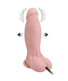 DILDO REALISTICO VIBRADOR E INFLABLE 18.8 CM