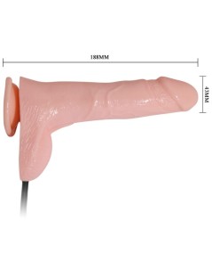 DILDO REALISTICO VIBRADOR E INFLABLE 18.8 CM