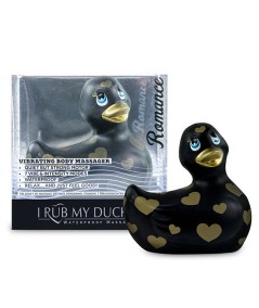 I RUB MY DUCKIE 2.0 | PATO VIBRADOR ROMANCE (BLACK & GOLD)