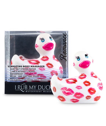 I RUB MY DUCKIE 2.0 | PATO VIBRADOR ROMANCE (WHITE & PINK)