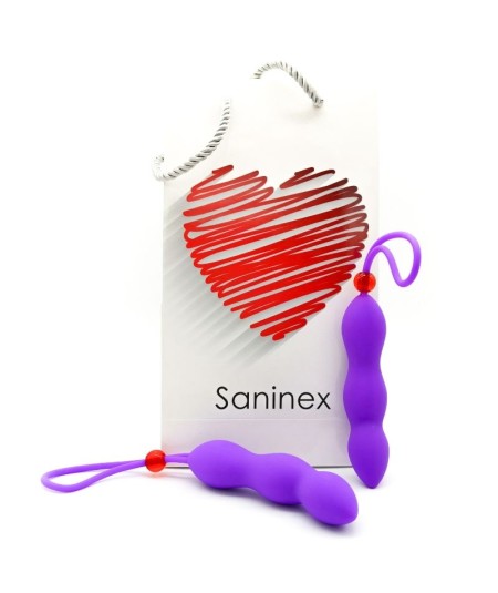 SANINEX CLIMAX PLUG ANAL CON ANILLO PENE LILA