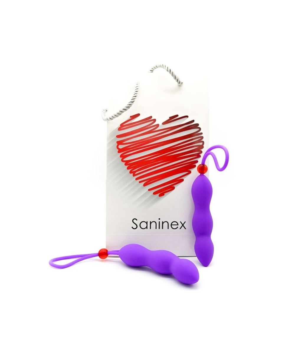 SANINEX CLIMAX PLUG ANAL CON ANILLO PENE LILA