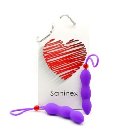 SANINEX CLIMAX PLUG ANAL CON ANILLO PENE LILA