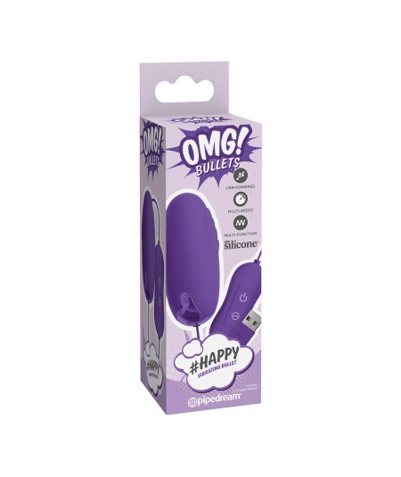 OMG HAPPY POTENTE BALA VIBRADOR LILA