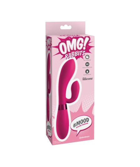 OMG MOOD SILICONE VIBRADOR ROSA