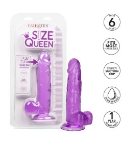 CALEX SIZE QUEEN DILDO - LILA 15.3 CM