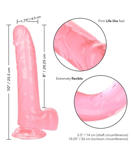 CALEX SIZE QUEEN DILDO - ROSA 20.3 CM