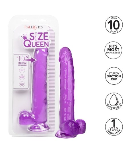 CALEX SIZE QUEEN DILDO - LILA 25.5 CM