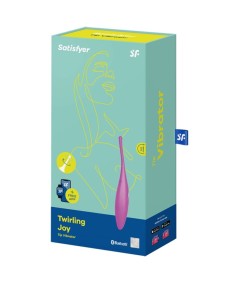 SATISFYER TWIRLING JOY ESTIMULADOR CLITORIS - FUCSIA