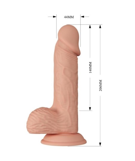 BEAUTIFUL ENCOUNTER CATOBLEPAS DILDO REALISTICO FLEXIBLE 20.6 CM - NATURAL