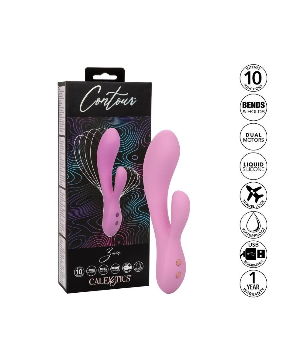 CALIFORNIA EXOTICS CONTOUR ZOIE ROSA