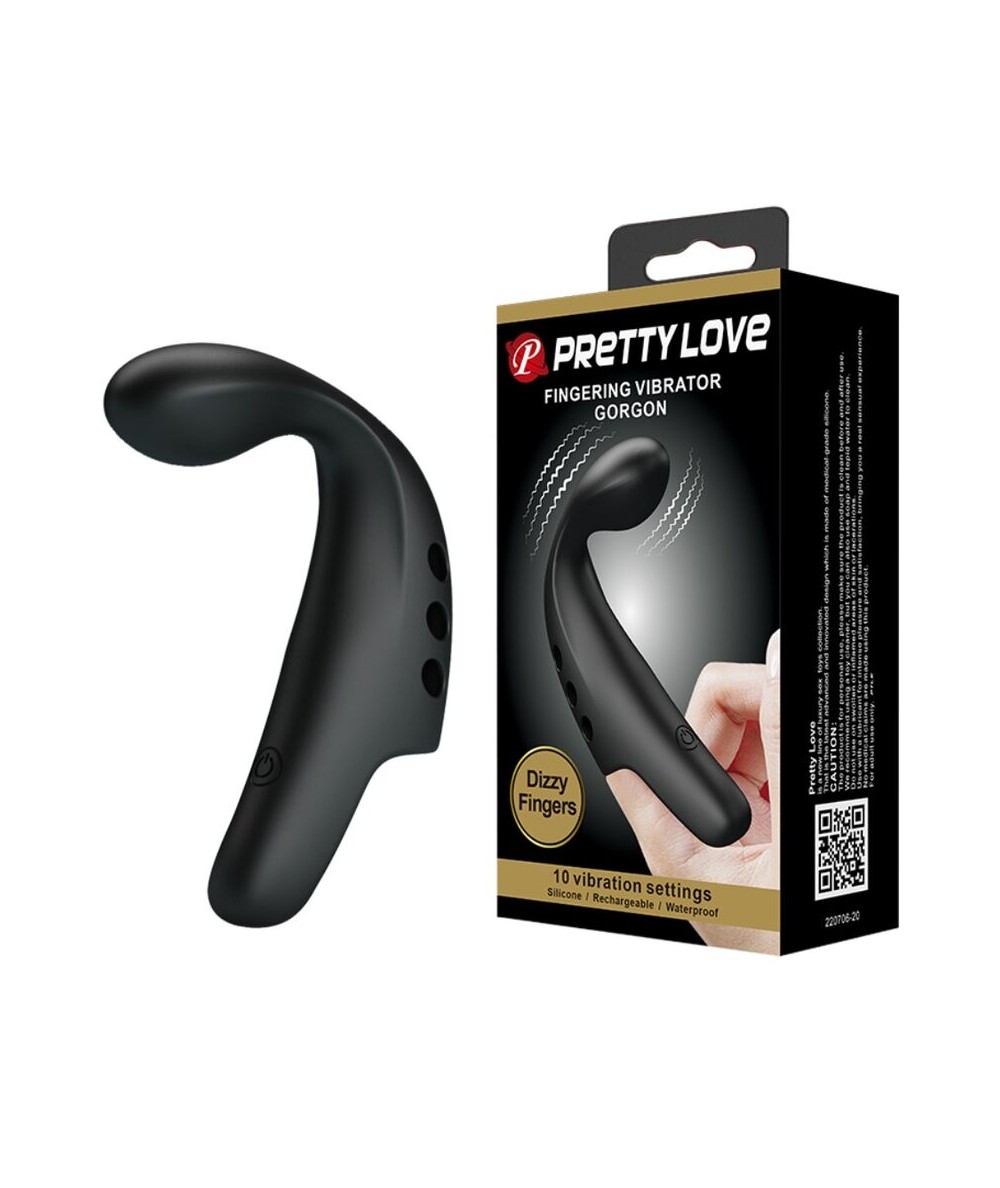 PRETTY LOVE - DEDAL VIBRADOR GORGON NEGRO