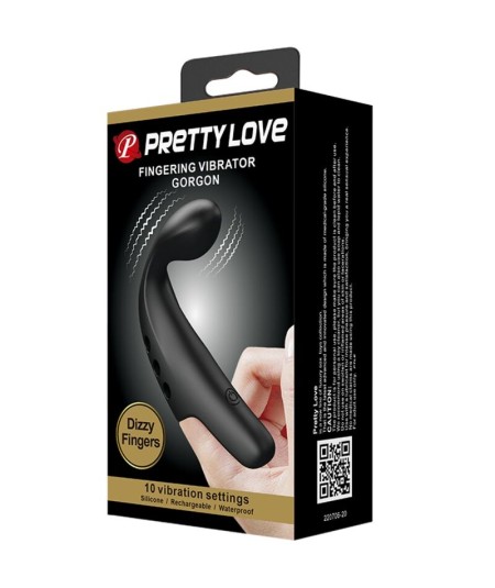 PRETTY LOVE - DEDAL VIBRADOR GORGON NEGRO