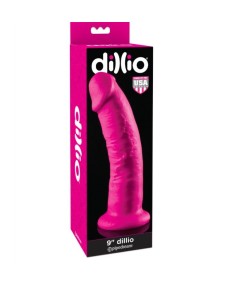 DILLIO DILDO CON VENTOSA ROSA 22.9 CM