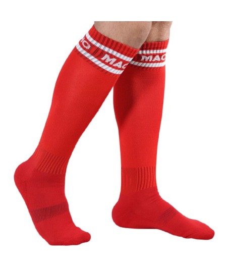 MACHO CALCETINES LARGOS TALLA UNICA ROJO