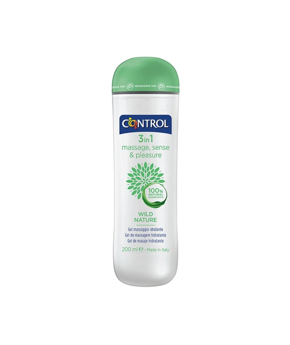 CONTROL WILD NATURE GEL MASAJE 3 EN 1 200 ML