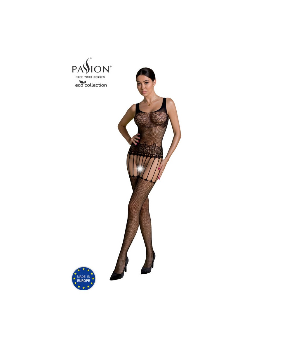 PASSION - ECO COLLECTION BODYSTOCKING ECO BS001 NEGRO