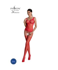 PASSION - ECO COLLECTION BODYSTOCKING ECO BS001 ROJO