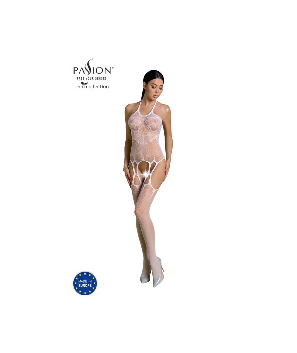 PASSION - ECO COLLECTION BODYSTOCKING ECO BS002 BLANCO